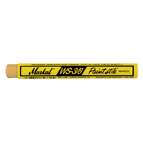 WS-3/8 Paintstik&reg; Paint Marker, Solid Stick, Yellow Nuna Depot Inc.