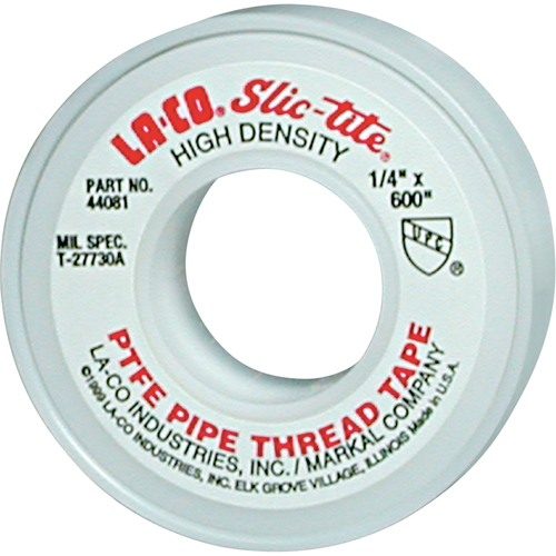 Slic-Tite&reg; PTFE Thread Tape, 300" L x 3/4" W, White Nuna Depot Inc.