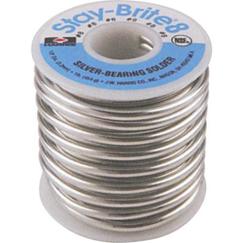 M&eacute;tal d'apport Stay-Brite 8, Sans plomb, 94 % d'&eacute;tain, 6 % d'argent, &acirc;me Plein, dia. 0,0625" Nuna Depot Inc.