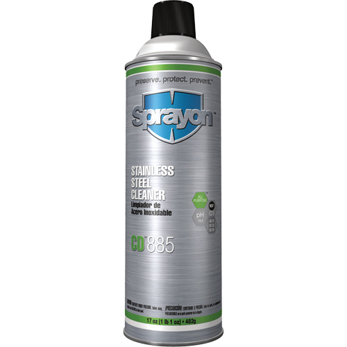 Nettoyant pour acier inoxydable CD885, 20 oz, Canette a&eacute;rosol Nuna Depot Inc.