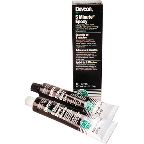 Adh&eacute;sif 5 minutes, 70 g, Tube, Deux composants, Transparent Nuna Depot Inc.