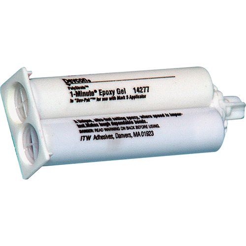 Adh&eacute;sif 1 minute, 50 ml, Cartouche double, Deux composants, Ambr&eacute;e Nuna Depot Inc.