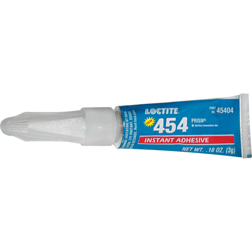 454 Prism&reg; Instant Adhesive Gel, Clear, Tube, 3 g Nuna Depot Inc.