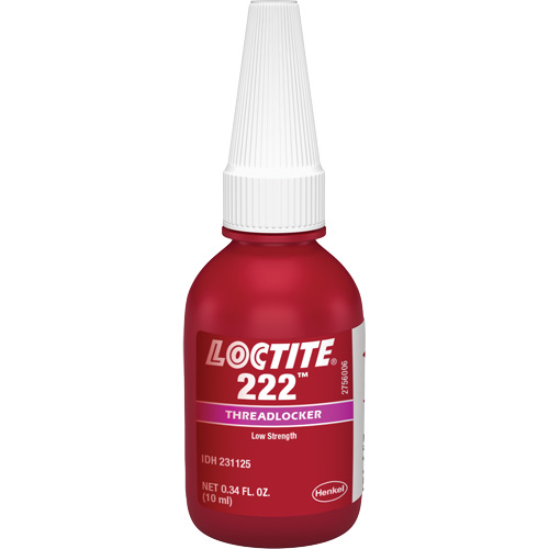 Threadlocker 222 Small Screw, Purple, Low, 10 ml, Bottle Nuna Depot Inc.