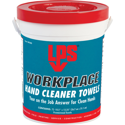 Serviettes nettoyantes pour le travail, 72 lingettes, 10-1/2" x 12-1/4" Nuna Depot Inc.