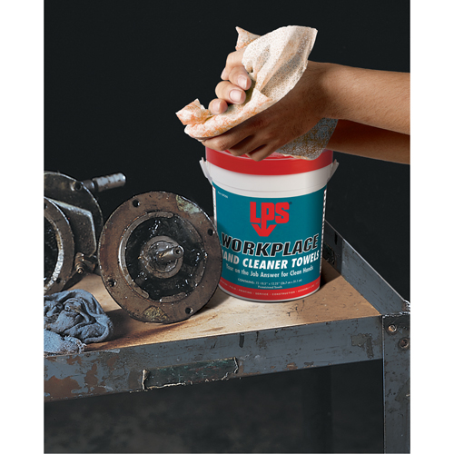 Serviettes nettoyantes pour le travail, 72 lingettes, 10-1/2" x 12-1/4" Nuna Depot Inc.