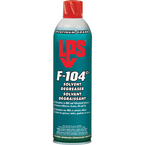 Solvant & d&eacute;graissant &agrave; &eacute;vaporation rapide F-104°, Canette a&eacute;rosol Nuna Depot Inc.