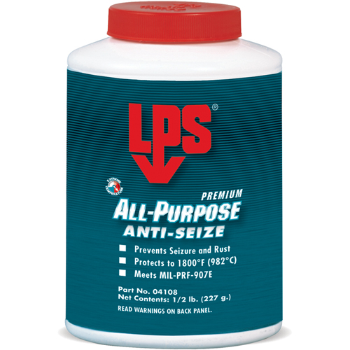 All-Purpose Anti-Seize, 1/2 lbs., Bottle, 1800°F (982°C) Max. Temp Nuna Depot Inc.