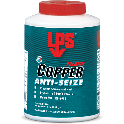 Antigrippant au cuivre, 1/2 lb, Bouteille, 1800°F (982°C) Temp&eacute;rature max. Nuna Depot Inc.