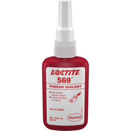 Scellant &agrave; filet hydraulique 569, Bouteille, 50 ml, -54° C - 149° C/-65° F - 300° F Nuna Depot Inc.