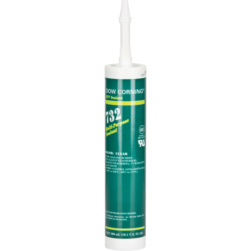 732 Silicone Sealant, Tube, Clear Nuna Depot Inc.