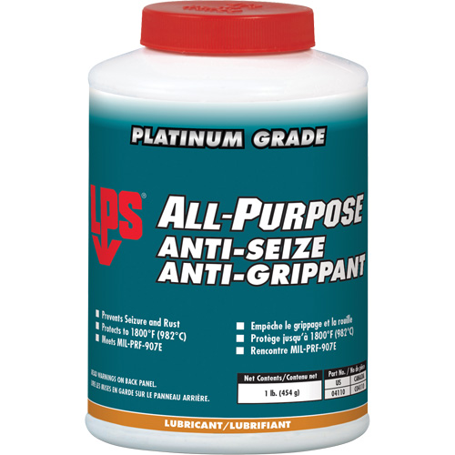All-Purpose Anti-Seize, 1 lbs., Bottle, 1800°F (982°C) Max. Temp Nuna Depot Inc.