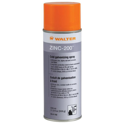 Zinc-200 Cold Galvanizing Spray, Aerosol Can Nuna Depot Inc.