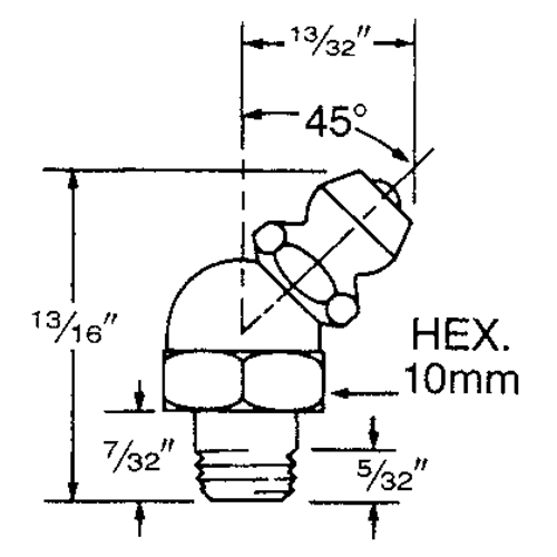 Raccord, Filetage de 6 mm Nuna Depot Inc.