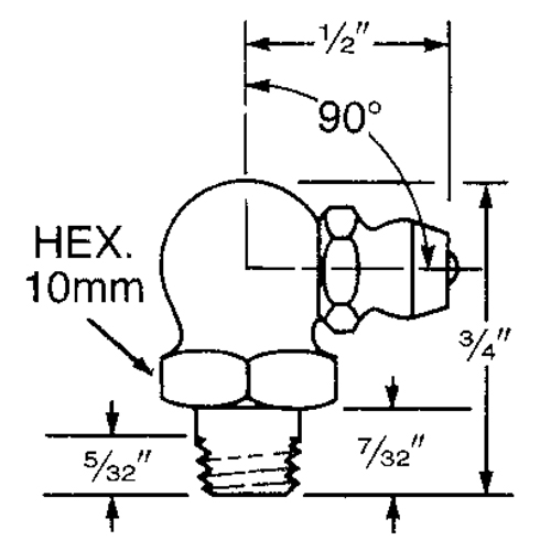 Fitting, 6 mm Thread Nuna Depot Inc.