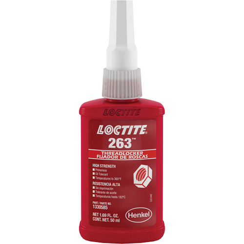 Compos&eacute; de blocage 263 s&eacute;chage rapide, Rouge, &eacute;lev&eacute;, 50 ml, Bouteille Nuna Depot Inc.