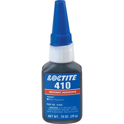 410 Instant Adhesive, Black, Bottle, 20 g Nuna Depot Inc.