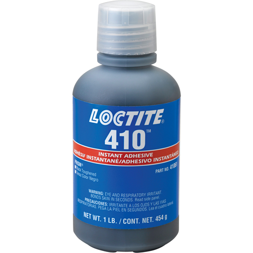 410 Instant Adhesive, Black, Bottle, 454 g Nuna Depot Inc.