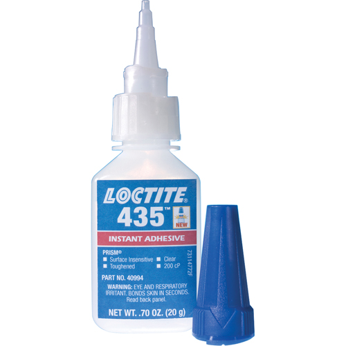 Adh&eacute;sif instantan&eacute;  431 pour toute surface, Transparent, Bouteille, 20 g Nuna Depot Inc.