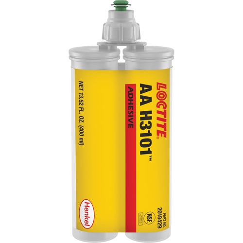 Adh&eacute;sif structural AA H3101, Deux composants, Cartouche double, 400 ml, Blanc Nuna Depot Inc.