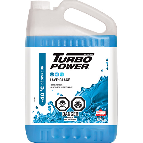 Turbo Power&reg; All-Season Windshield Washer Fluid, Jug, 3.78 L Nuna Depot Inc.