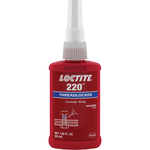 Threadlocker 220 , Blue, Medium, 50 ml, Bottle Nuna Depot Inc.
