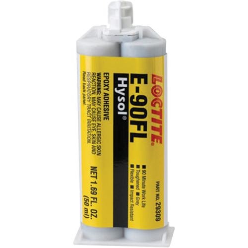 Hysol E-90FL Adhesive, 102 g, Dual Cartridge, Two-Part, Grey Nuna Depot Inc.