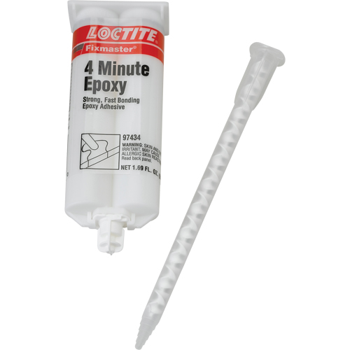 Fixmaster&reg; 4 Minute Adhesive, 50 ml, Dual Cartridge, Two-Part, Amber Nuna Depot Inc.