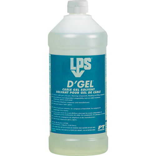 Solvant de gel D'Gel pour c&acirc;bles, 32 oz, Bouteille Nuna Depot Inc.