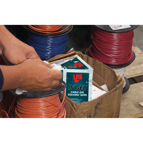 D'Gel&reg; Cable Gel Solvent, Packets Nuna Depot Inc.