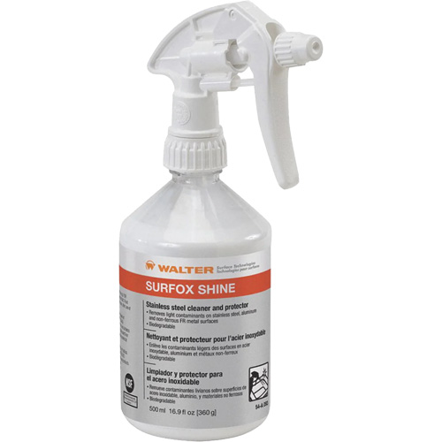 SURFOX Shine Stainless Steel Cleaner & Protector, 500 ml, Trigger Bottle Nuna Depot Inc.