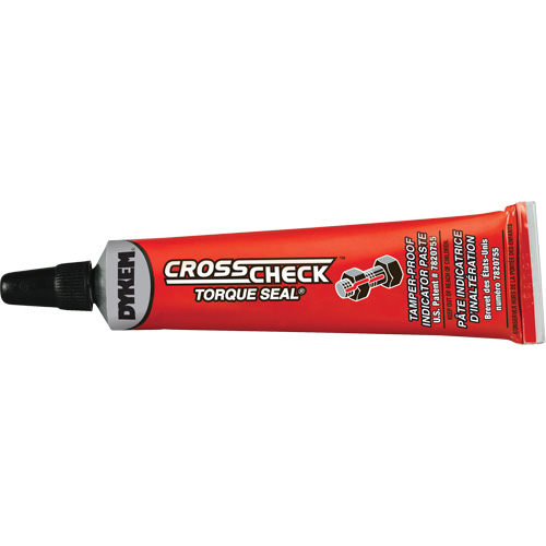 Cross Check Torque Seal&reg; Tamper-Proof Indicator Paste, 1 oz., Tube, Red Nuna Depot Inc.