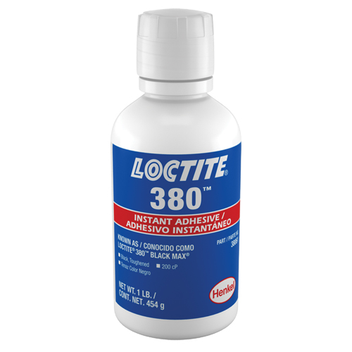 Adh&eacute;sif instantan&eacute; durci 380, Noir, Bouteille, 453 g Nuna Depot Inc.
