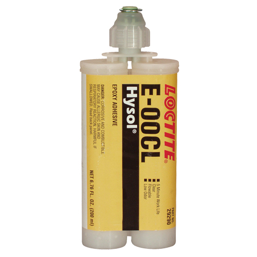 E-00CL Structural Adhesives, 200 ml, Dual Cartridge, Two-Part, Clear Nuna Depot Inc.