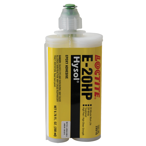 E-20P Fast Setting Structural Adhesives, 200 ml, Dual Cartridge, Two-Part, White Nuna Depot Inc.