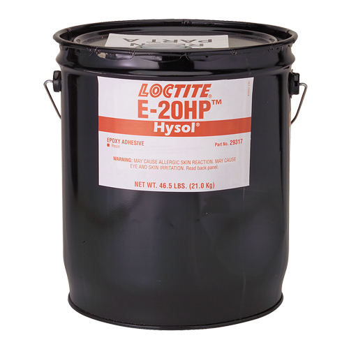 Adh&eacute;sifs structuraux &agrave; s&eacute;chage rapide E-20P, 5 gal., Seau, Deux composants, Blanc Nuna Depot Inc.