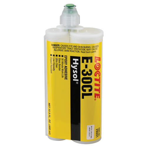 Adh&eacute;sif structurel pour le verre E-30CL, 200 ml, Cartouche double, Deux composants, Ultra clair Nuna Depot Inc.