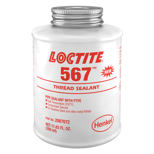 Scellant &agrave; filet haute temp&eacute;rature 567, Bouteille &agrave; dessus brosse, 350 ml,  Nuna Depot Inc.