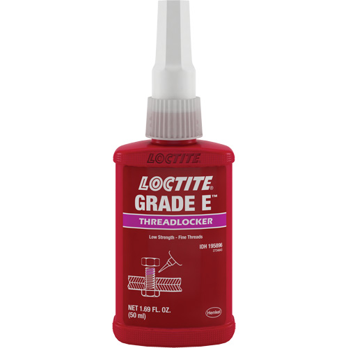Threadlocker 080 Grade E, Purple, Low, 50 ml, Bottle Nuna Depot Inc.