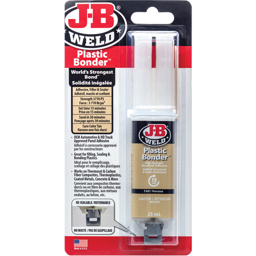 Adh&eacute;sif plastique, 25 ml, Seringue, Deux composants, Havane Nuna Depot Inc.