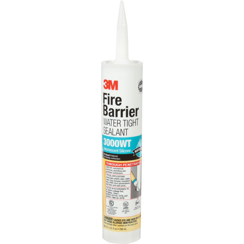 Scellant ignifuge 3000 WT, 10,1 oz, Cartouche, Gris Nuna Depot Inc.