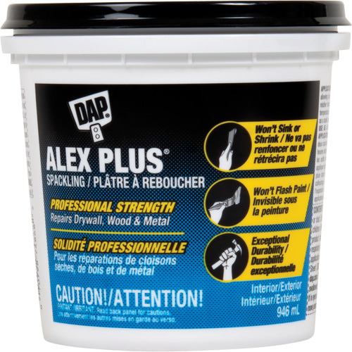 Alex Plus&reg; Spackling, 946 ml, Plastic Container Nuna Depot Inc.