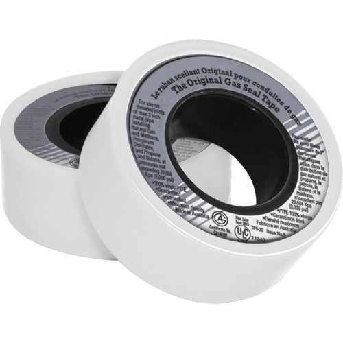 Ruban d'&eacute;tanch&eacute;it&eacute; pour filet en PTFE, 480" lo x 3/4" la, Blanc Nuna Depot Inc.