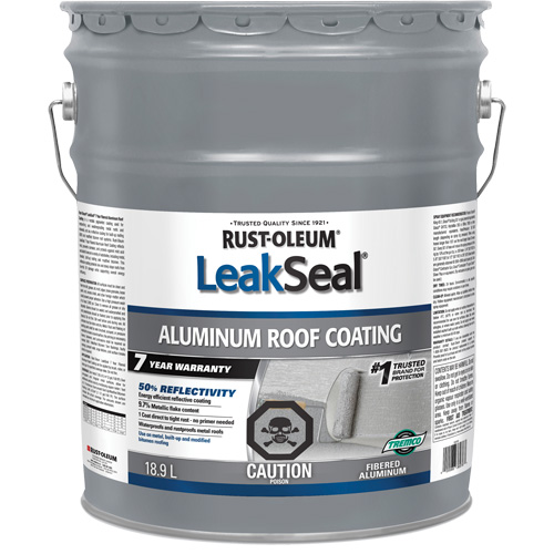 Rev&ecirc;tement de toit en aluminium 7 ans LeakSeal Nuna Depot Inc.