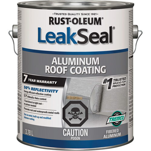 Rev&ecirc;tement de toit en aluminium 7 ans LeakSeal Nuna Depot Inc.
