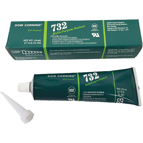732 Sealant, 90 ml, Tube, White Nuna Depot Inc.