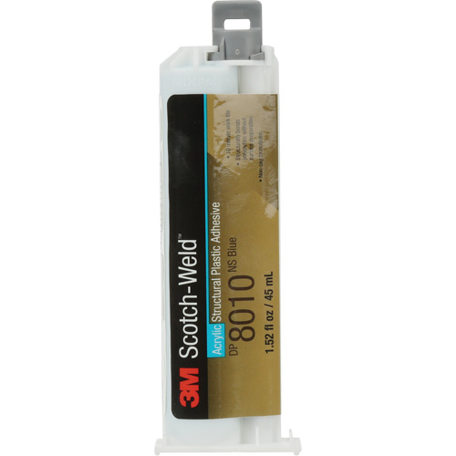 Scotch-Weld Structural Plastic Adhesive, Deux composants, Cartouche double, 45 ml, Bleu Nuna Depot Inc.