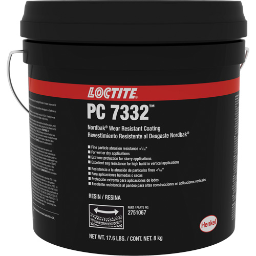 Rev&ecirc;tement de protection contre lusure 7332 Nordbak, Gris, 10 kg, Seau Nuna Depot Inc.