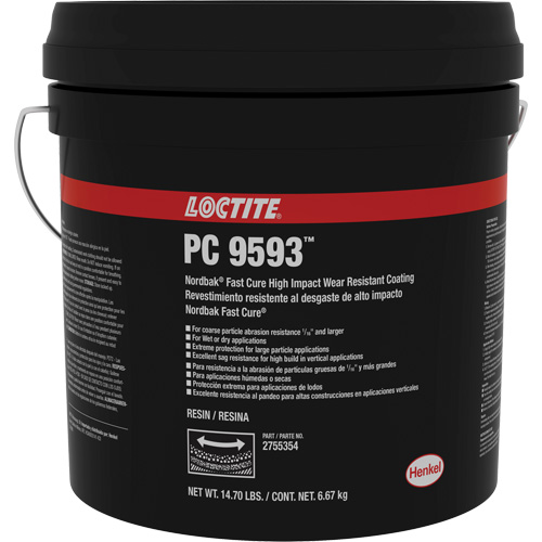 Rev&ecirc;tement de protection contre lusure 9593 Nordbak, Bleu, 10 kg, Seau Nuna Depot Inc.