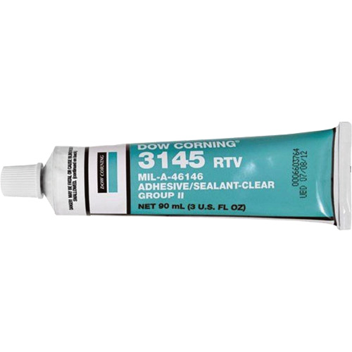 Dowsil RTV 3145 Silicone Adhesive Sealant MIL-A-46146, Tube, Clear Nuna Depot Inc.